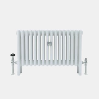 Florence 4 column 400mm curved steel column radiator